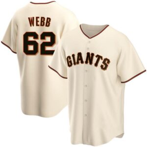 Men's San Francisco Giants #62 Logan Webb Cream Home Jersey