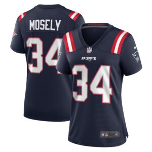 Quandre Mosely New England Patriots Women's Home Game Player Jersey - Navy