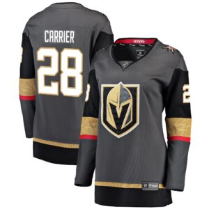William Carrier Vegas Golden Knights Women's Alternate Breakaway Player Jersey - Gray