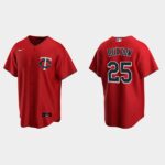 Men's Minnesota Twins #25 Byron Buxton Alternate Cool Base Jersey - Red