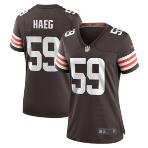 Joe Haeg Cleveland Browns  Women's Game Player Jersey - Brown