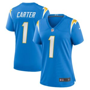 DeAndre Carter Los Angeles Chargers  Women's Home Game Player Jersey - Powder Blue