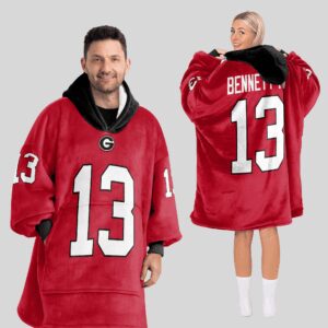 Adult S.B 13 Georgia Football Unisex Blanket Hoodie