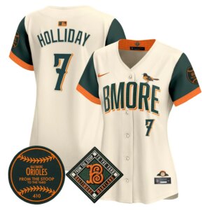 Women's Jackson Holliday #7 Baltimore Orioles Vapor Premier Limited Jersey - City Connect