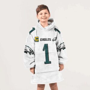 Kid 1 Philadelphia Football Unisex Blanket Hoodie