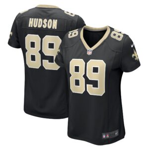 Tommy Hudson New Orleans Saints Women's Team Game Jersey -  Black