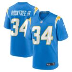 Larry Rountree III Los Angeles Chargers  Player Game Jersey - Powder Blue