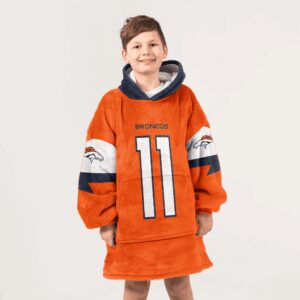 Kid T.F 11 Denver Football Unisex Blanket Hoodie