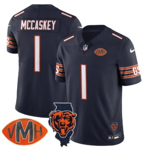 McCaskey #1 Chicago Bears CHI Honor Virginia Halas McCaskey Jersey - All Stitched
