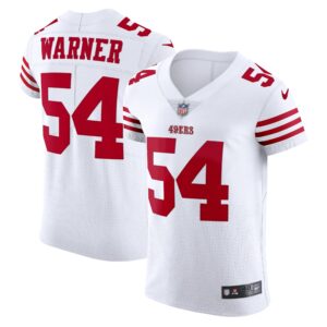 Fred Warner San Francisco 49ers  Vapor Elite Jersey - White