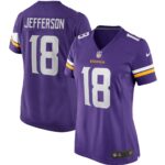 Justin Jefferson Minnesota Vikings Women's Player Game Jersey - Purple