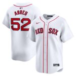 Men's Boston Red Sox Wilyer Abreu  White Home Limited Player Jersey