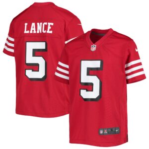 Trey Lance San Francisco 49ers  Youth Alternate Game Jersey - Scarlet