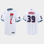 Men's Milwaukee Brewers #39 Corbin Burnes White 2021 All-Star Game Jersey