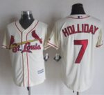 St. Louis Cardinals #7 Matt Holliday Cream New Cool Base Stitched Jersey