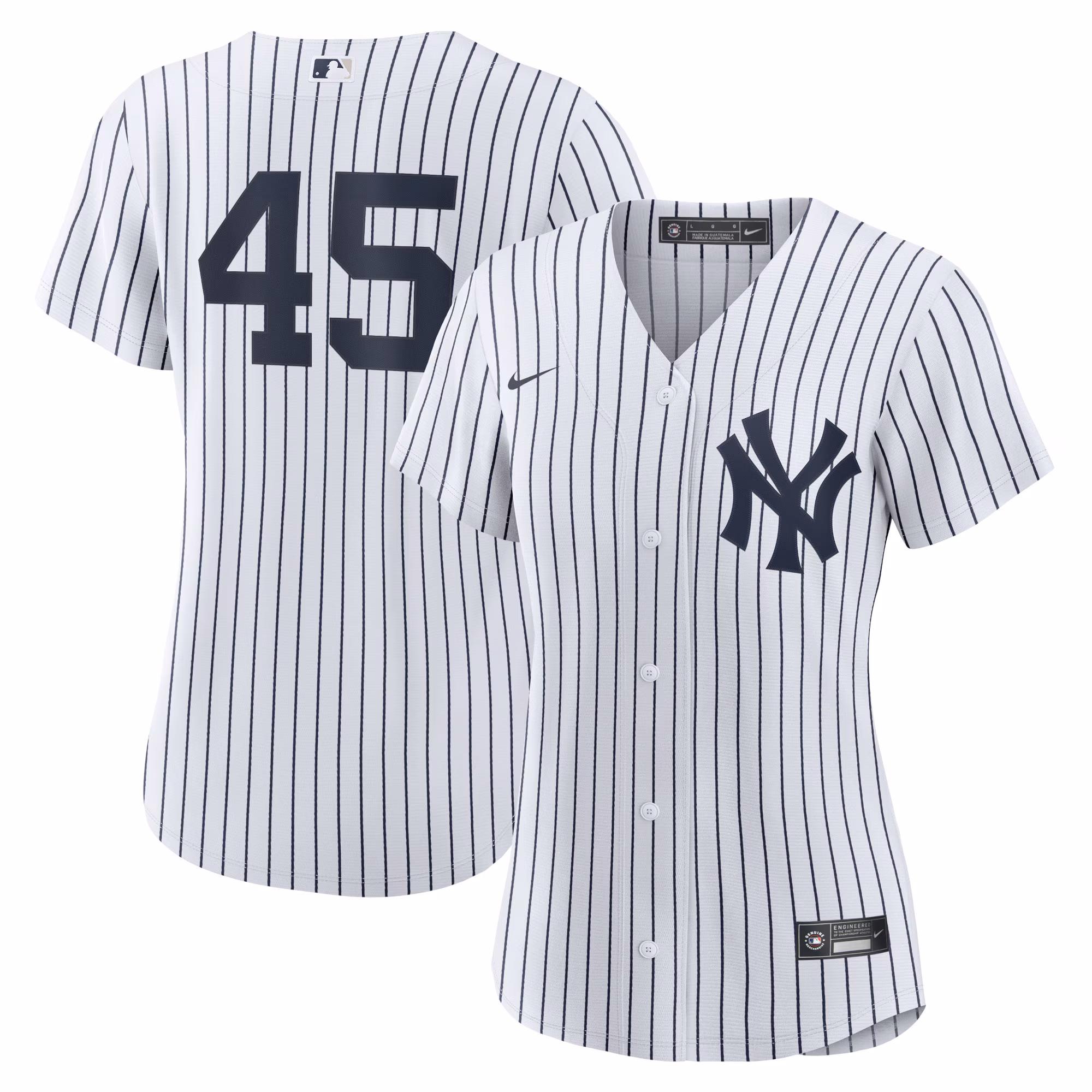 Women's New York Yankees Gerrit Cole #45 White Home Replica Player Jersey