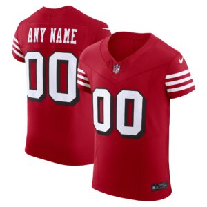San Francisco 49ers  Alternate Vapor F.U.S.E. Elite Custom Jersey - Scarlet