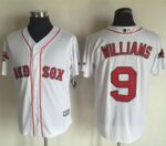 Boston Red Sox #9 Ted Williams White New Cool Base 2018 World Series Champions Stitched Jersey