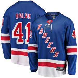 Jaroslav Halak New York Rangers Home Breakaway Player Jersey - Blue