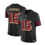 Jauan Jennings #15 San Francisco 49ers 2025 Rivalries Collection Game Jersey - Black