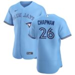 Men's Toronto Blue Jays #26 Matt Chapman Light Blue Flex Base Alternate Team Jersey