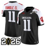 Randle El #11 Ndiana Hoosiers IND 2026 CFP Final Patch Vapor Limited Jersey V2 - All Stitched