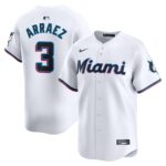 Men's Miami Marlins Luis Arraez  White Home Limited Player Jersey
