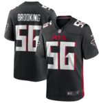 Atlanta Falcons Keith Brooking #56 Black Game Retired Player Jersey