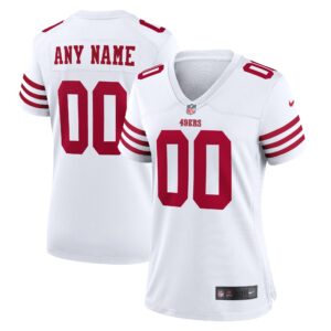 San Francisco 49ers  Women's Game Custom Jersey - White