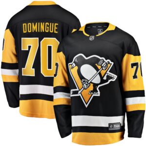 Louis Domingue Pittsburgh Penguins Home Breakaway Player Jersey - Black