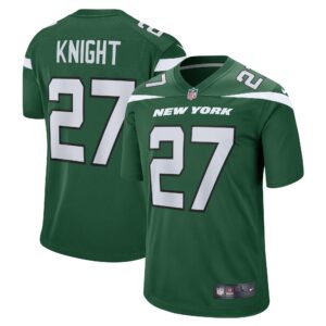 Zonovan Knight New York Jets  Women's Game Player Jersey - Gotham Green