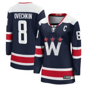 Alexander Ovechkin Washington Capitals Women's 2020/21 Alternate Premier Breakaway Player Jersey - Navy
