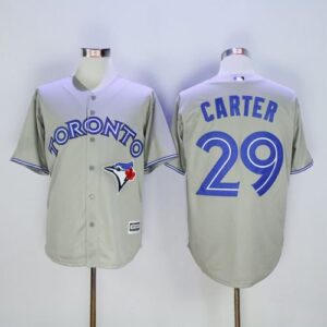 Toronto Blue Jays #29 Joe Carter Grey New Cool Base Stitched Jersey