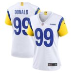 Aaron Donald Los Angeles Rams Women's Alternate Game Jersey - White