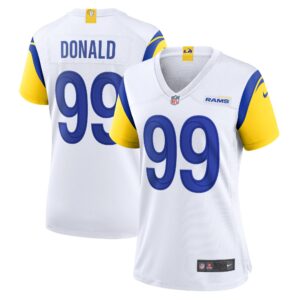 Aaron Donald Los Angeles Rams Women's Alternate Game Jersey - White