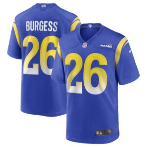 Terrell Burgess Los Angeles Rams  Game Jersey - Royal