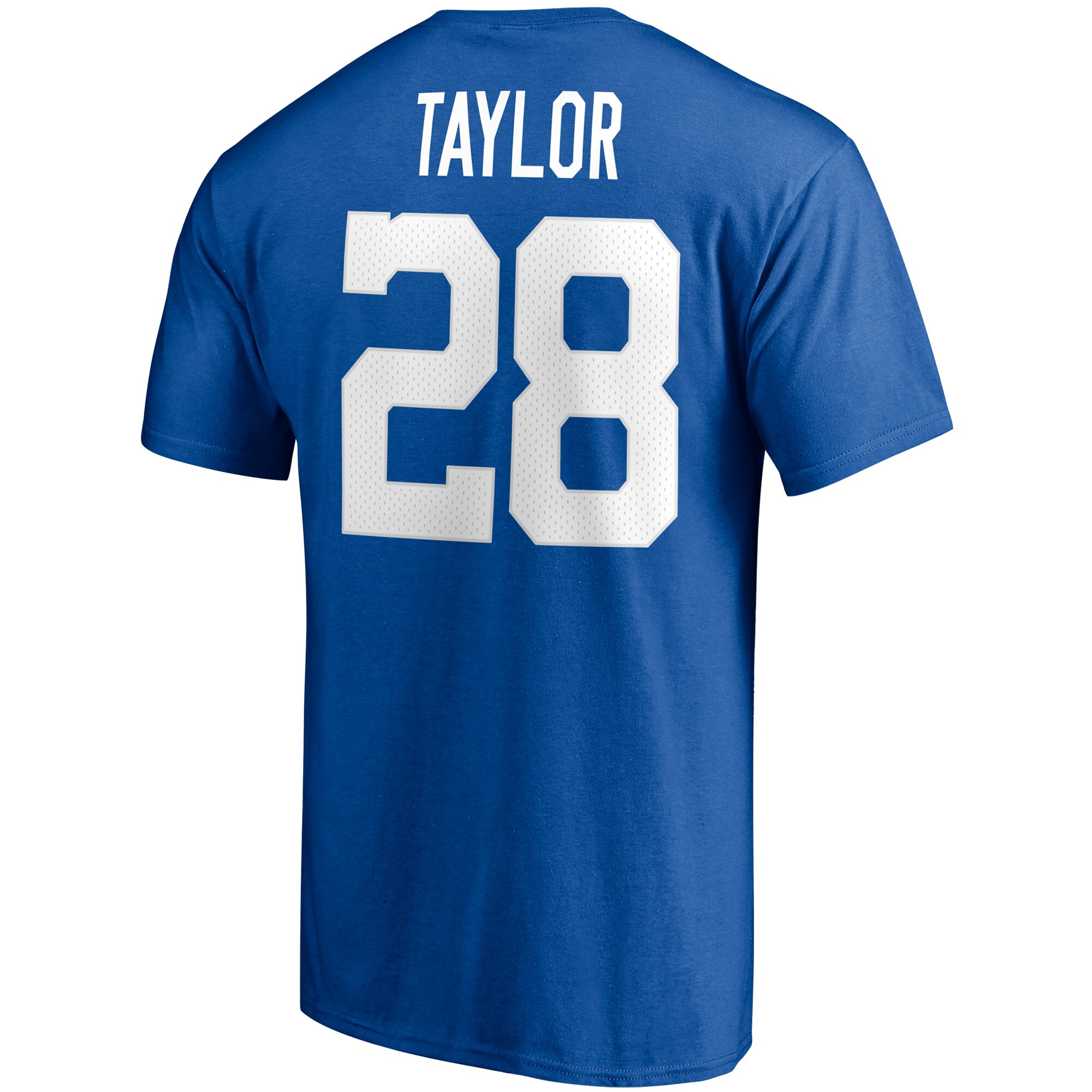 Men's Jonathan Taylor Royal Indianapolis Colts Player Icon Name & Number T-Shirt - Image 3