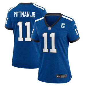 Michael Pittman Jr. Indianapolis Colts  Women's Indiana Nights Alternate Game Jersey - Royal