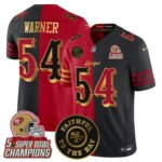 Fred Warner #54 San Francisco 49ers SF 2025 "Rivalries" 5x Champions & Faithful To The Bay Patch Vapor Limited Jersey - All Stitched