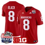 Kaelon Black #8 Ndiana Hoosiers IH 2026 Peach Bowl Vapor Limited Jersey - All Stitched