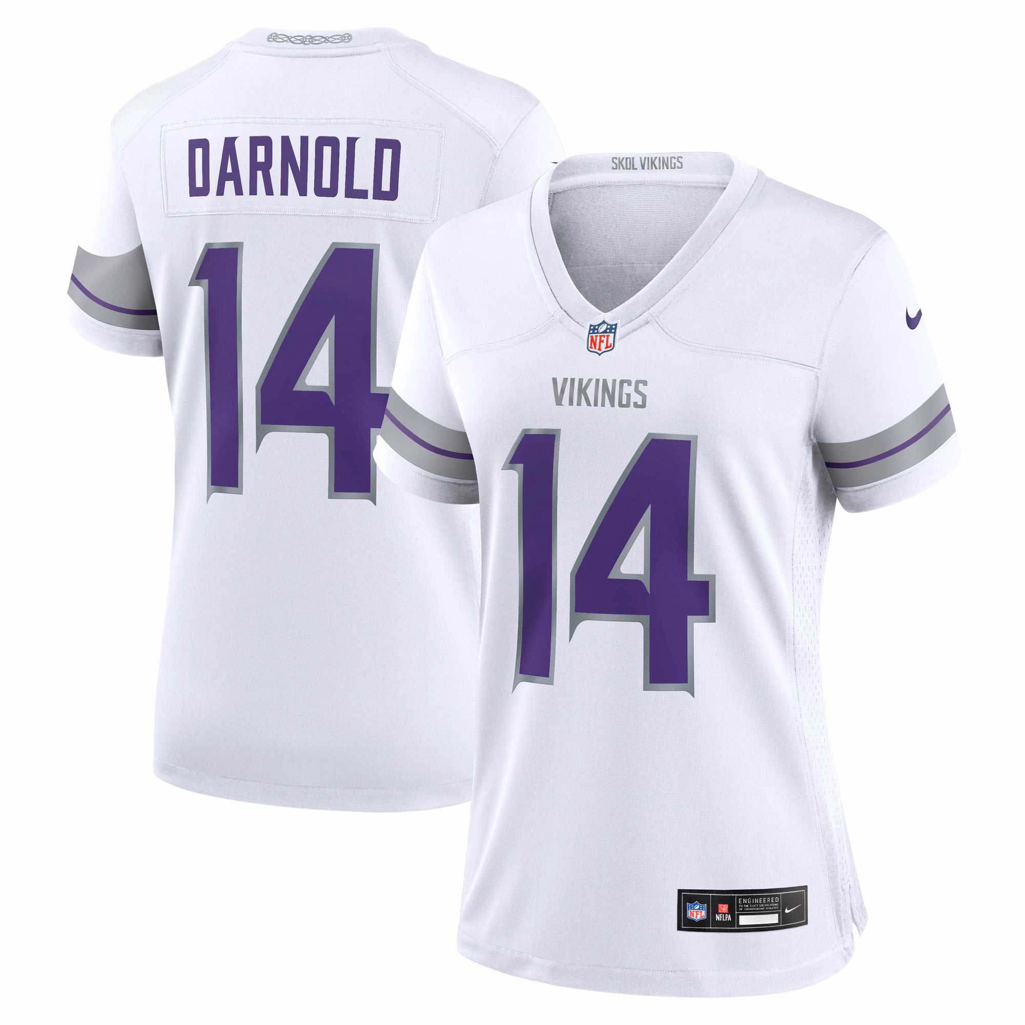 Sam Darnold Minnesota Vikings Women's Alternate Game Player Jersey - White