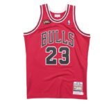 Authentic Michael  Chicago Bulls Road Finals 1997-98 Jersey