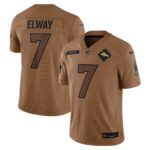 John Elway Denver Broncos  2023 Salute To Service Retired Player Limited Jersey - Brown