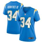 Larry Rountree III Los Angeles Chargers  Women's Player Game Jersey - Powder Blue
