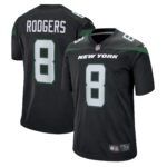 Aaron Rodgers New York Jets  Youth Game Jersey - Stealth Black