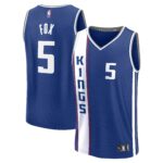 Unisex Sacramento Kings De'Aaron Fox  Blue 2023/24 Fast Break Jersey - City Edition