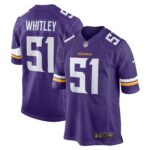 Benton Whitley Minnesota Vikings  Home Game Player Jersey - Purple