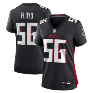 Women's Atlanta Falcons Leonard Floyd Black Team Game Jersey