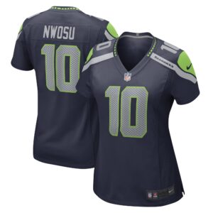Uchenna Nwosu Seattle Seahawks  Women's Game Player Jersey - College Navy