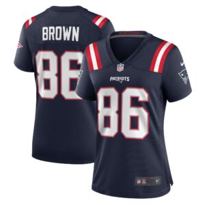 Pharaoh Brown New England Patriots Women's Team Game Jersey -  Navy